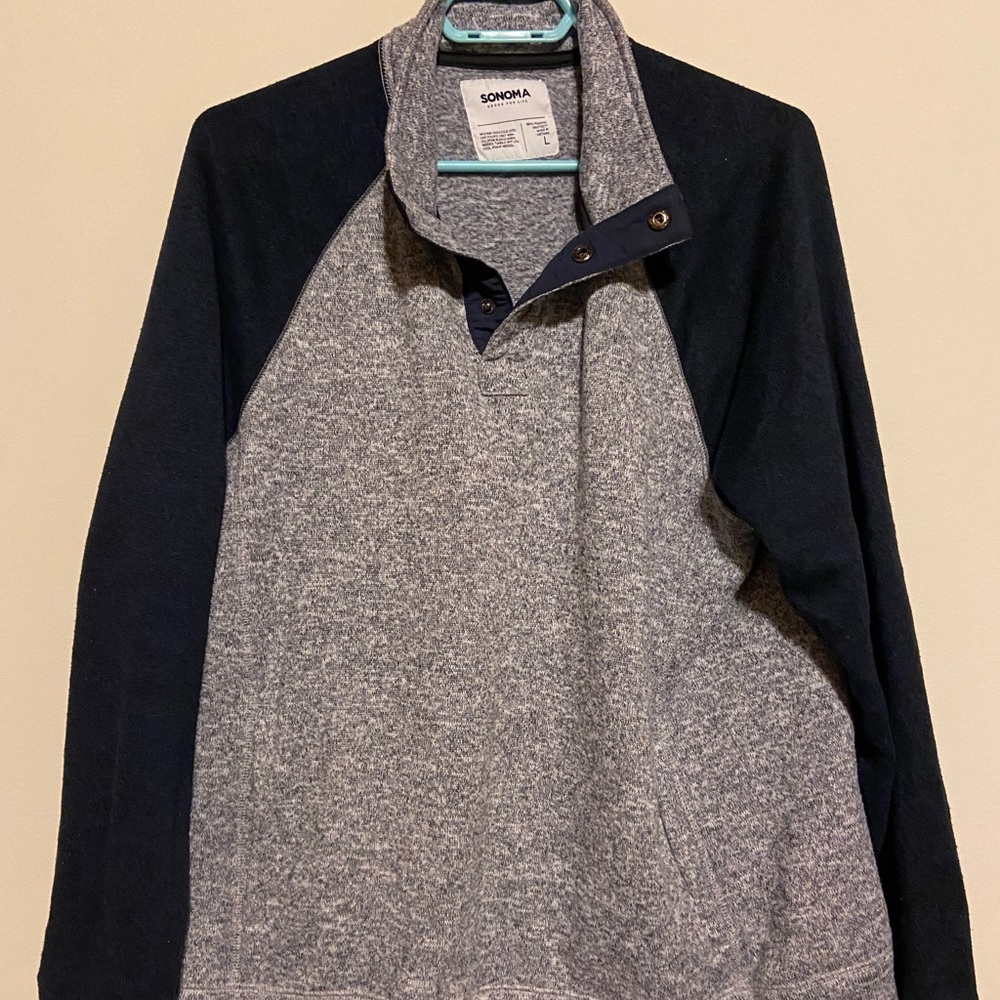 Men’s Sonoma quarter button sweater